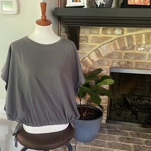 Anthropology Eri + Ali | Teagan Side Tie Cotton Top | M